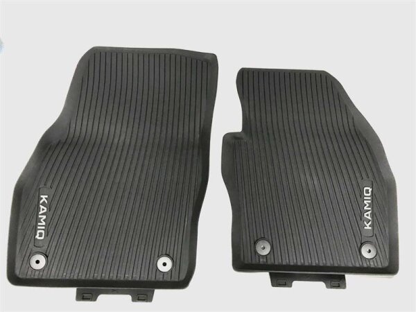 Skoada Gummifußmatten-Set, 2-teilig, Kamiq vorn Rechtslenker