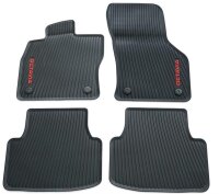 Skoda Gummifußmatten-Set, 4-teilig Oktavia 4 rot