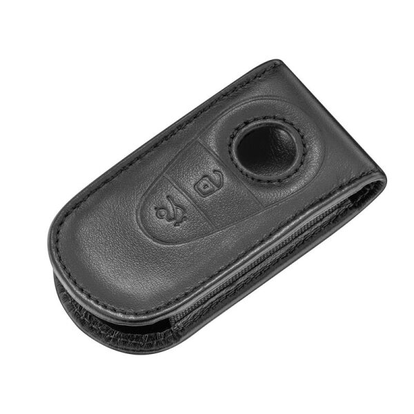 Mercedes-Benz Schlüsselsleeve schwarz Rindleder