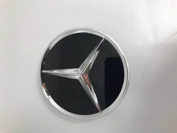 1x Original Mercedes Benz Radnabenabdeckung 75mm schwarz B66470200