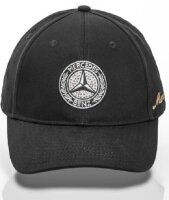 Mercedes-Benz Cap schwarz, 100% Baumwolle