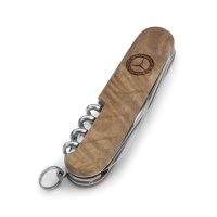 Taschenmesser, Spartan Wood mit Mercedes Benz Logo
