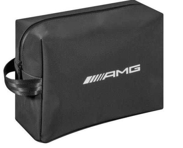 Mercedes Benz AMG Kulturbeutel schwarz, PVC / Polyester, unisex B66959654