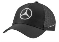 Mercedes-Benz Cap Team schwarz, recyceltes Polyester