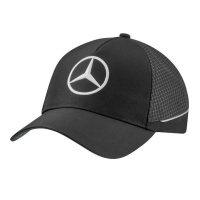 Mercedes-Benz Cap Team schwarz, recyceltes Polyester