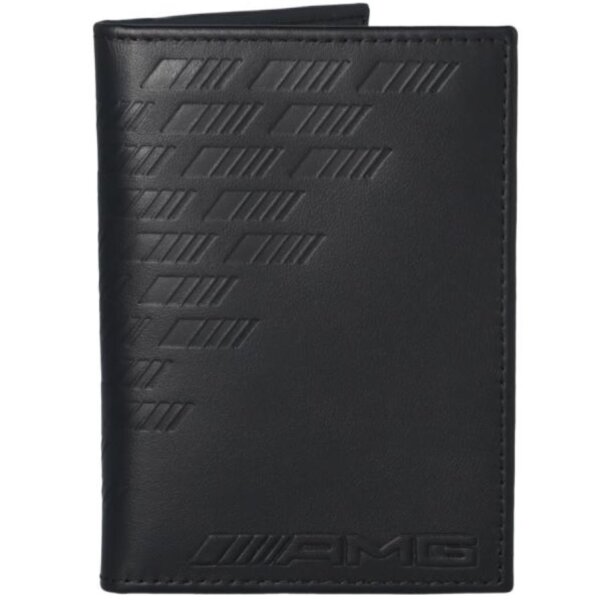 Mercedes Benz AMG Fahrzeugscheinmäppchen schwarz, Rindleder