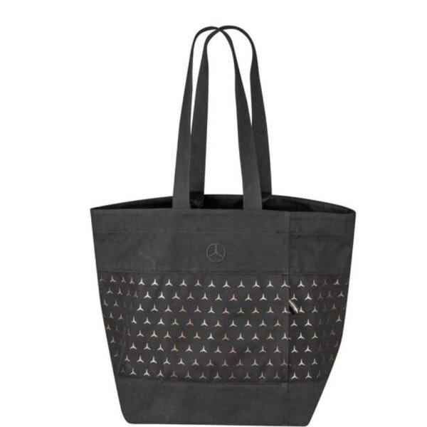 Mercedes Benz Shopper schwarz, Baumwolle (Bio)