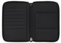 Mercedes Benz Geldbörse Reisepassetui schwarz Nappaleder