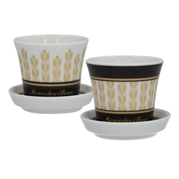 Mercedes-Benz Espressotassen, Set, 90 ml, 4-teilig Porzellan, Kahla