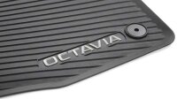 ŠKODA Gummifußmatten-Set, 4-teilig...