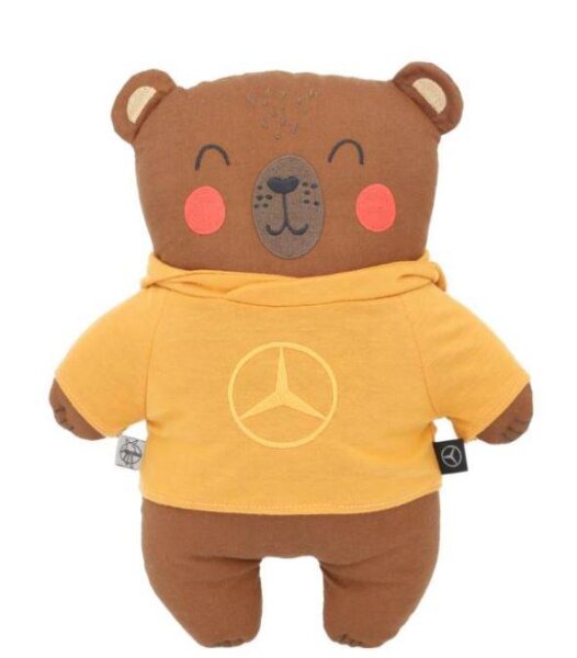 Mercedes-Benz Kuschelbär orange, Baumwolle / Leinen, Lässig