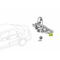 Heckfahrradträger, für Anhängevorrichtung, klappbar, 2 Fahrräder, ECE