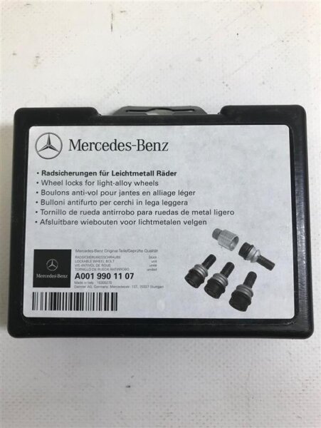 Mercedes-Benz AMG Radsicherungssatz Radsicherung schwarz M14 x 1,5 x 44