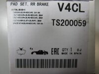 Mitsubishi Bremsbelagsatz hintenTS200059