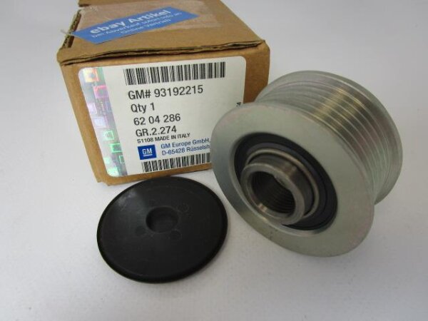 Origonal Opel Freilauf Lichtmaschine, Generator Für Alfa, Fiat; Lancia 93192215