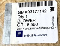 Opel Gebläsemotor Klimaanlage