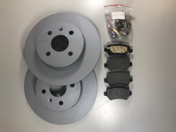 Original Opel Bremsenkit Zimmermann Bremsscheiben Bremsklötze Meriva A 4Loch vorne & hinten FTSB1515020 1605272