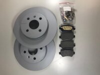 Original Opel Bremsenkit Zimmermann Bremsscheiben Bremsklötze Meriva A 4Loch vorne & hinten FTSB1515020 1605272
