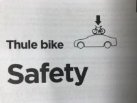 Mitsubishi Fahrradträger, schwarz  MZ314156