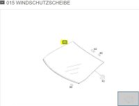 Mercedes-Benz Windschutzzscheibe GLA Typ 156