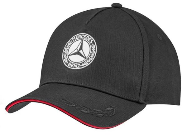 Mercedes-Benz Cap schwarz, Baumwolle (Bio)