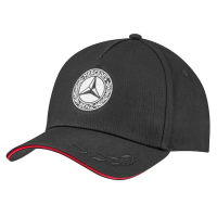 Mercedes-Benz Cap schwarz, Baumwolle (Bio)
