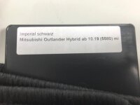 Mitsubishi Autohaus Peter Velour Matten 4er Set Outlander Hybid 5580 sb BJ2019