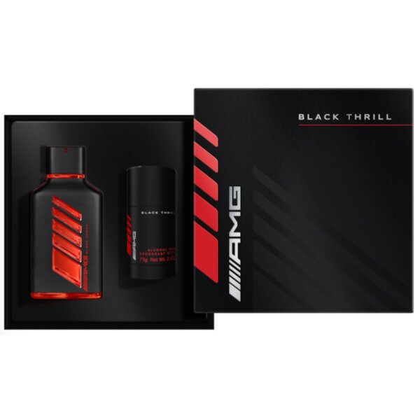 Geschenkset AMG Black Thrill EdP für Herren, INCC, 100 ml