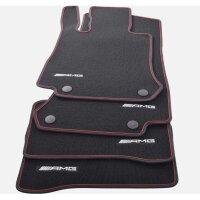 Mercedes-Benz AMG Fußmatten 4er-Set schwarz/rot, W176 / W246 / C117 / X117 / X156