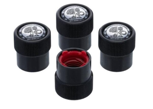 Mercedes-Benz AMG Ventilzierkappe, Set, 4-teilig, schwarz