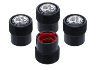 Mercedes-Benz AMG Ventilzierkappe, Set, 4-teilig, schwarz