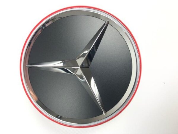 Mercedes-Benz AMG Radkappen Nabendeckel rot