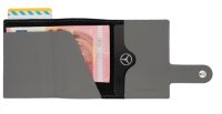 Mercedes-Benz Mini-Geldbörse, Upcycling silbergrau,...