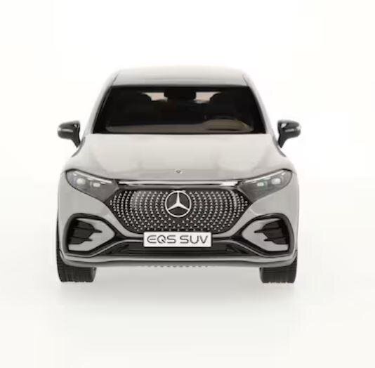 Mercedes-Benz Modell EQS SUV, AMG Line, X296 MANUFAKTUR alpingrau uni, NZG, 1:18