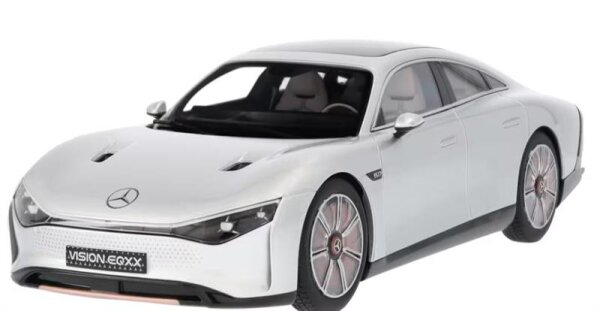 Mercedes-Benz Modell Vision EQXX Showcar silber alubeam NZG 1:18
