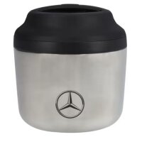 Mercedes-Benz Isotherm-Lunchbox schwarz-silber Edelstahl...
