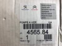 Original Bosch  Unterdruckpumpe Bremsanlage Für Peugeot Citroen Ford 4565.84