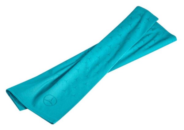 Mercedes-Benz Multifunktionstuch türkis Polyester (recycelt)