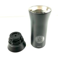 Mercedes Benz To Go Becher schwarz / silberfarben, Edelstahl / Kunststoff, 350 ml, eva solo