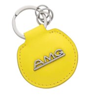 AMG Schlüsselanhänger Classic gelb silberfarben...
