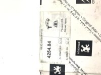 Original Peugeot Bremsbeläge vorne Peugeot 206 Citroen Xsara 4254.84