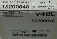 Mitsubishi Pajero Original Bremsbelagsatz vorn