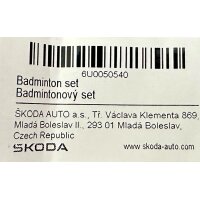 Skoda Original Badminton Set 6U0050540