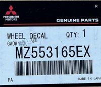 Mitsubishi ASX Original Felgen Dekorset rot MZ553165EX