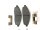 Original Bremsbelegsatz Bremsbelag Mopar vorne JEEP 68028967AA