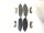 Original Bremsbelegsatz Bremsbelag Mopar vorne JEEP 68028967AA