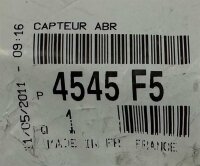 Peugeot Citroen ABS Sensor Raddrezahl 4545.F5