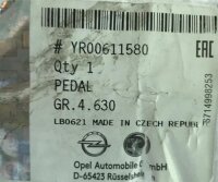 Opel Automatikgetriebe Pedalwerk Gaspedal Bremspedal