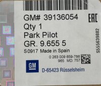 Bosch Opel Insignia B Crossland X Original Parkpilot PDC Parksensor Vorne 39136054