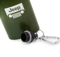 Original Jeep Trinkflasche 500ml Aluminiumflasche mit graviertem Logo 6002351500